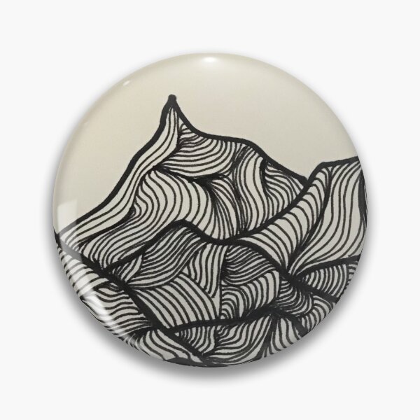 Item preview, Mountains, waves lineart designed and sold by Laaara1909.