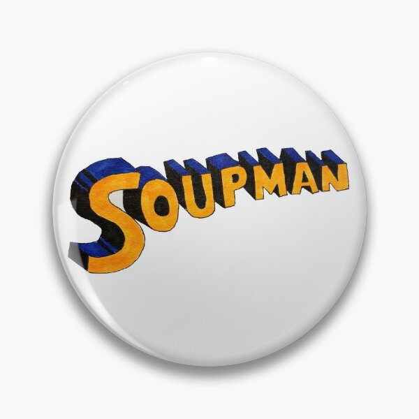 Item preview, Soupman funny logo designed and sold by Zach Muchhala.