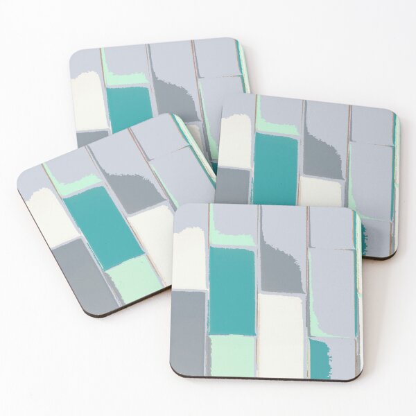 Item preview, Patterned Tile - Mint Palette designed and sold by gallantgiraffe.