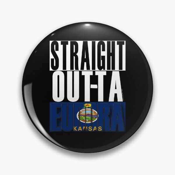 Item preview, Straight Outta Eudora Kansas Flag by Merch Creation Studio designed and sold by MerchCStudio.