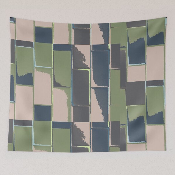 Item preview, Patterned Tile - Earth Palette designed and sold by gallantgiraffe.