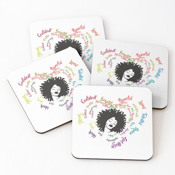 Item preview, Strong Black Woman Afro Hair style , Empowered Black woman outfit designed and sold by majidkacm.