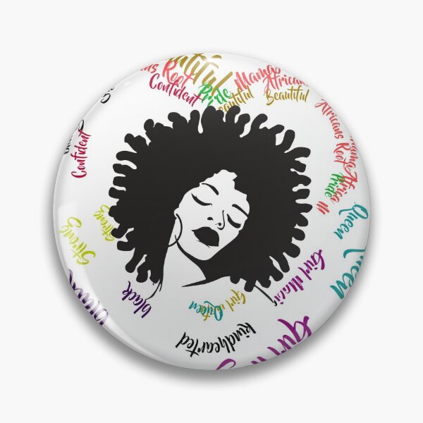 Item preview, Strong Black Woman Afro Hair style , Empowered Black woman outfit designed and sold by majidkacm.