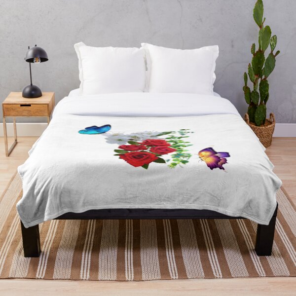 Artikelvorschau, Blumen und Schmetterlinge den ganzen Tag entworfen und verkauft von Club287.
