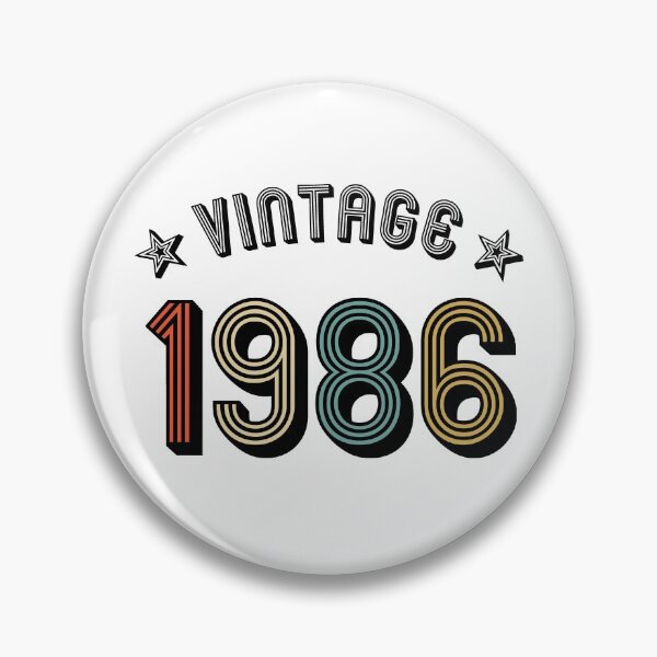 Item preview, 1986 vintage retro vintage year of birth birthday designed and sold by GeogDesigns.