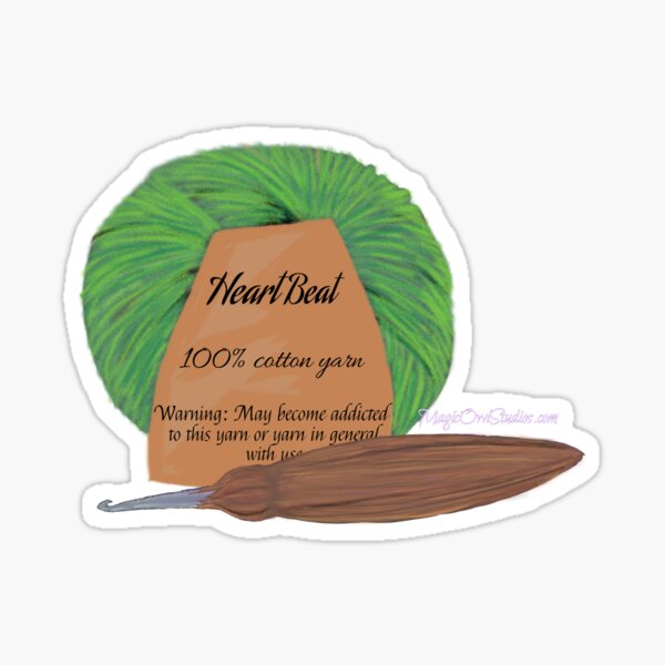 Yarn Addiction Sticker