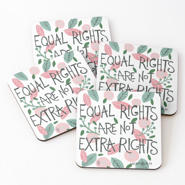 Item preview, EQUAL RIGHTS ARE NOT EXTRA RIGHTS (white background) designed and sold by Cindy Shakuri.