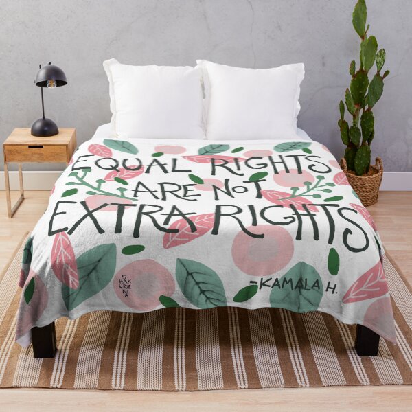 Item preview, EQUAL RIGHTS ARE NOT EXTRA RIGHTS (white background) designed and sold by Cindy Shakuri.