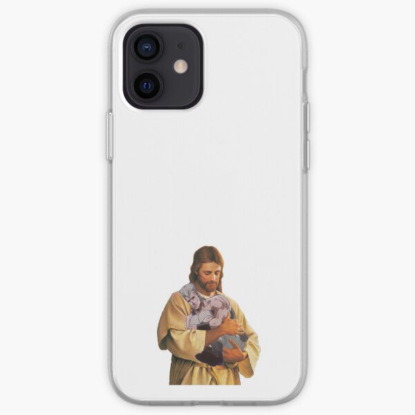 jésus tenant pol Coque souple iPhone