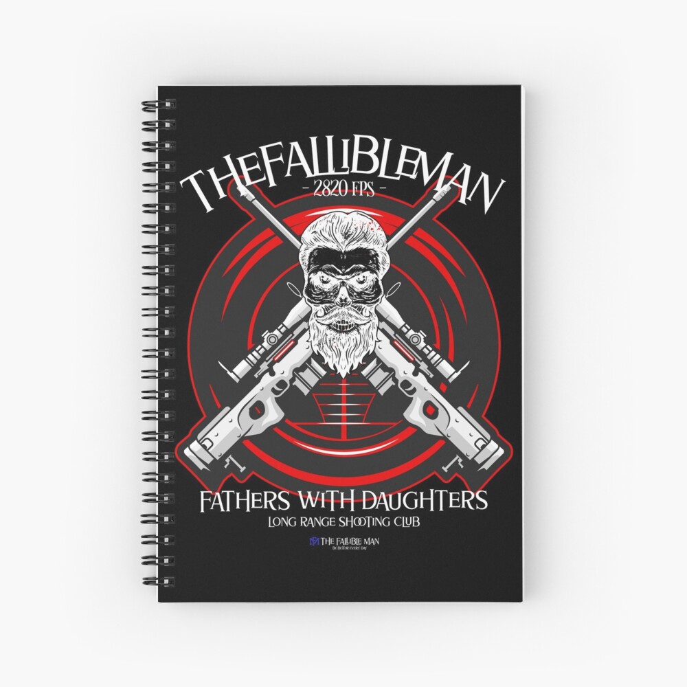 "Long Range Shooting" Spiral Notebook for Sale by Thefallibleman