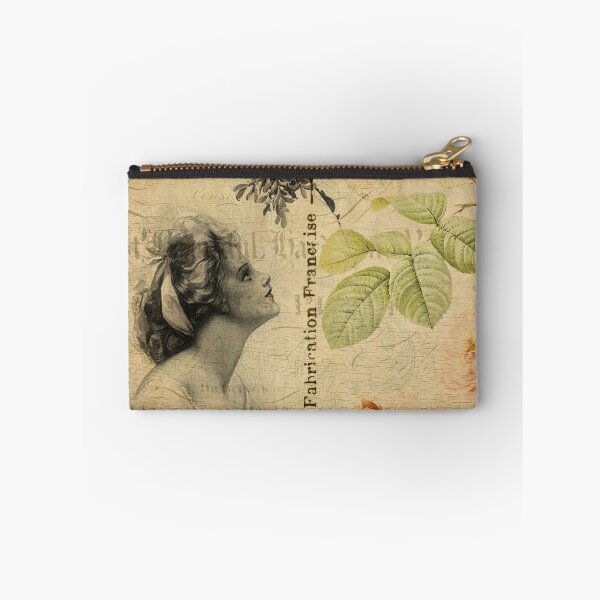 Item preview, Parisian Flower Lady Vintage Postcard Carte Postale Floral Shabby Chic Seasons designed and sold by WizardsWorld.