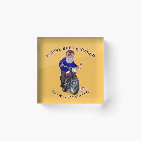 Item preview, Noggin on a motorbike designed and sold by Angela Winstanley.