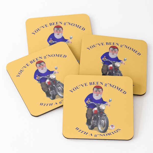 Item preview, Noggin on a motorbike designed and sold by Angela Winstanley.