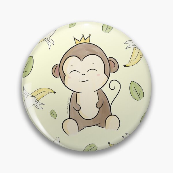 Item preview, Happy Monkey designed and sold by PancakeAndLoaf.