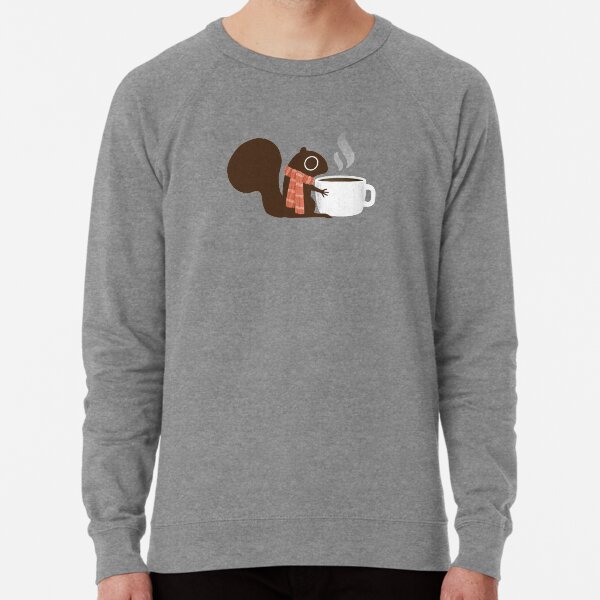 Squirrel Coffee Holiday Lightweight Sweatshirt