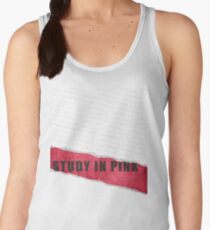 A Study in Pink fan poster Women's Tank Top