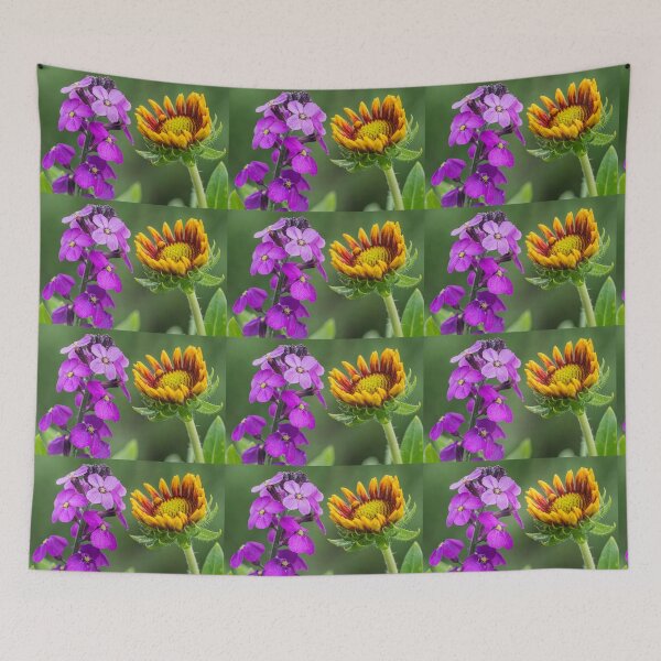 Item preview,  Wallflower and Gaillardia. designed and sold by John Ray.