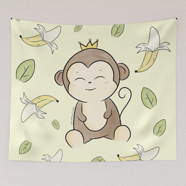 Item preview, Happy Monkey designed and sold by PancakeAndLoaf.