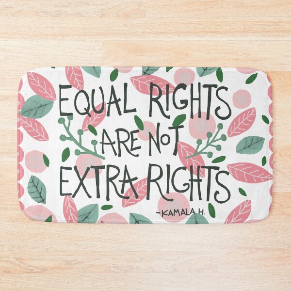 Item preview, EQUAL RIGHTS ARE NOT EXTRA RIGHTS (white background) designed and sold by Cindy Shakuri.