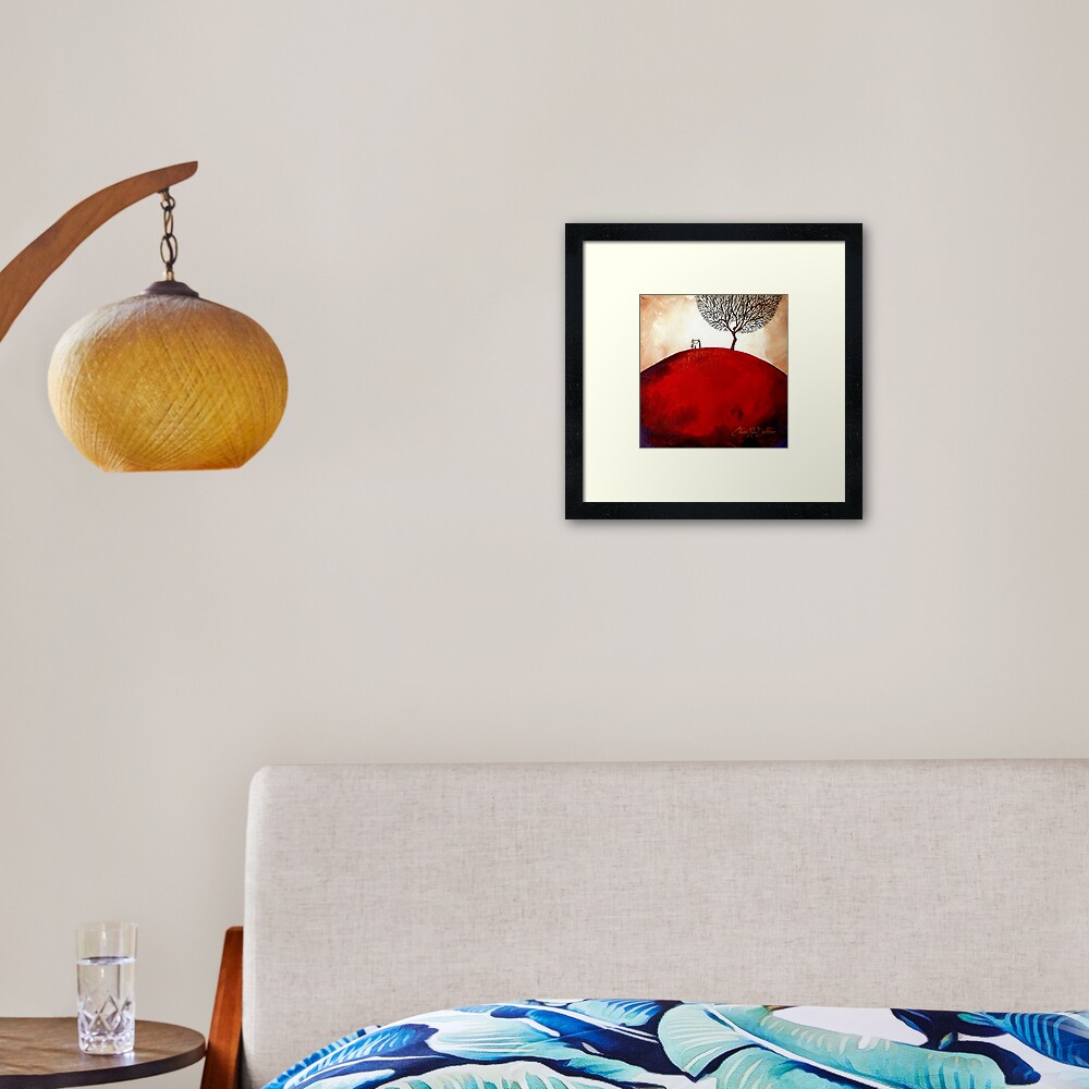 Heart-Shaped Love Framed Art Print