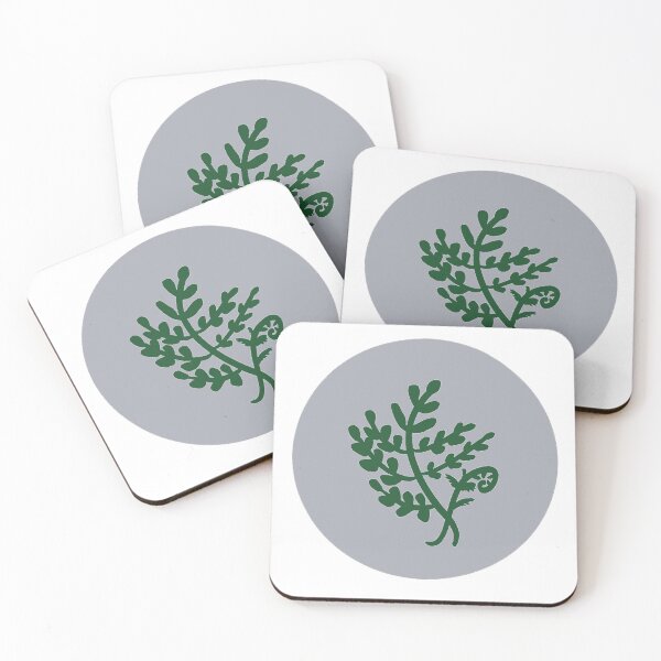 Item preview, grey/green fern designed and sold by Char-mango.