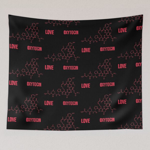 Item preview, love - oxytocin - chemical structure designed and sold by jasleenM.