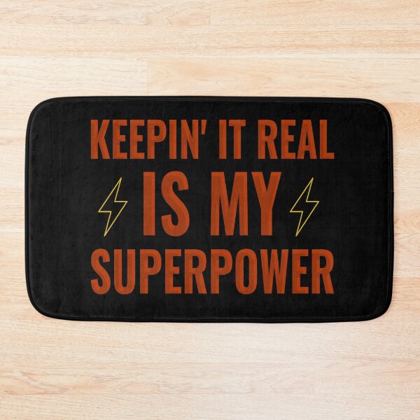 Item preview, Keeping it Real is my Superpower Red Design designed and sold by Coder-T.