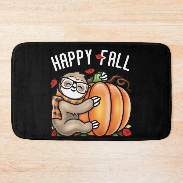 Item preview, Happy Fall Cute Sloth and Pumpkin designed and sold by pablomendoza.