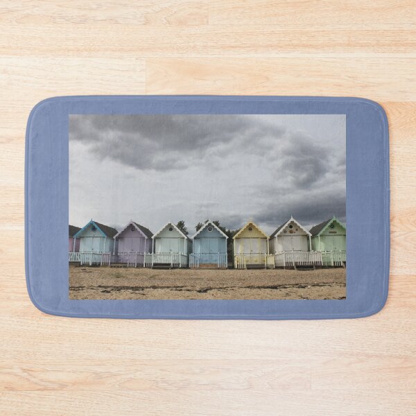 Item preview, Mersea Island Beach huts on a misty day designed and sold by Emma  Amies.