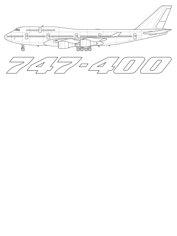 Boeing 747 400 Outline Baby One Piece For Sale By Avi8orgear Redbubble