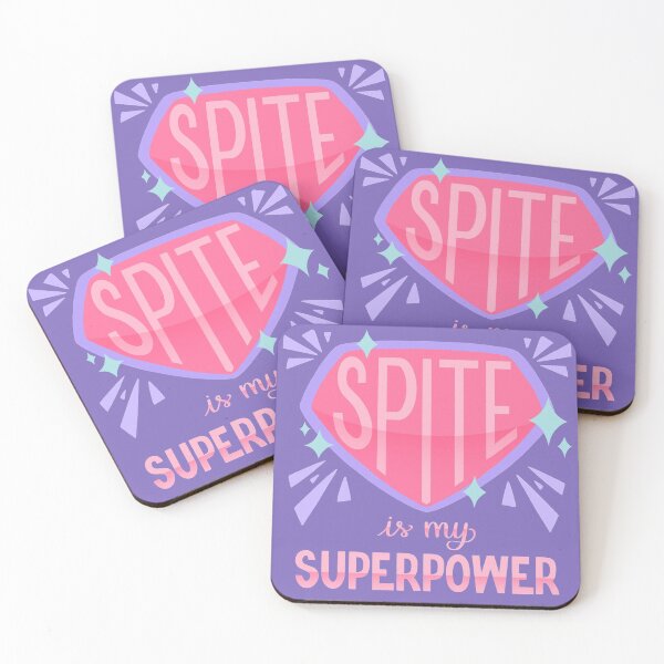 Item preview, Spite is My Superpower designed and sold by The Shiny Shrimp.