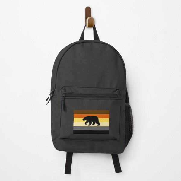 Vista previa del artículo con la obra «Orgullo Gay Bear Pride - LGBTQ - Bandera de la Hermandad del Oso», diseñado y vendido por MrRoccoBlue.