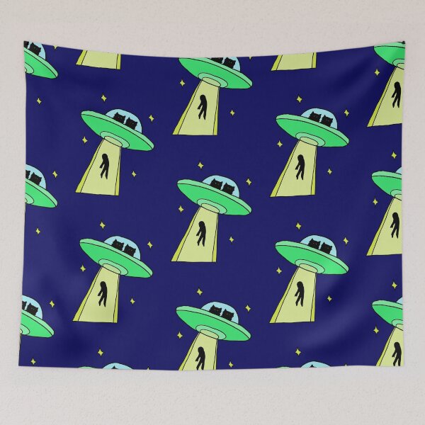Item preview, cat alien abduction designed and sold by alisadesigns.