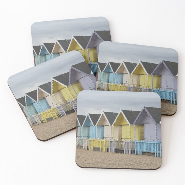 Item preview, Bright beach huts at Mersea Island designed and sold by Emma  Amies.