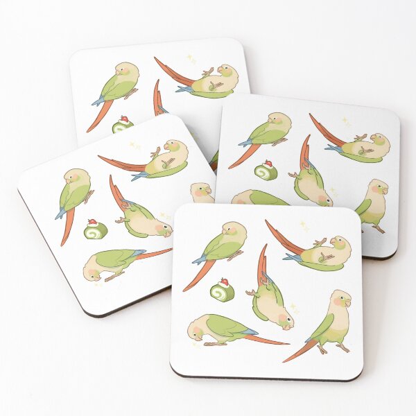 Item preview, Cheeky conures - Cinnamon colors designed and sold by beeper-art.