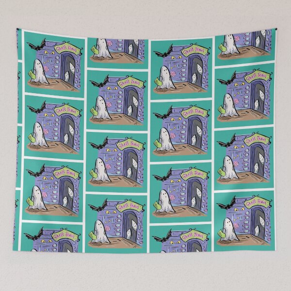 Item preview, Ghost Train funfair designed and sold by ArtbyPriscilla.