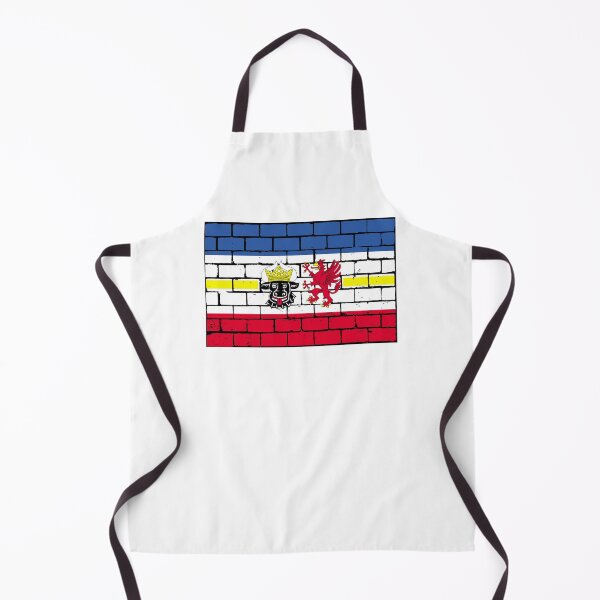 Item preview, Mecklenburg-Western Pomerania flag flag designed and sold by GeogDesigns.
