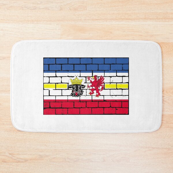 Item preview, Mecklenburg-Western Pomerania flag flag designed and sold by GeogDesigns.