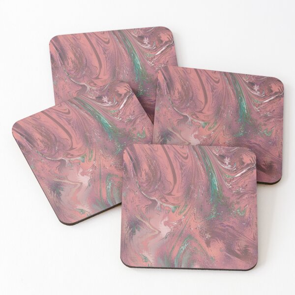 Item preview, Liquid Texture Art in Rose Gold  designed and sold by WisdomInspired.