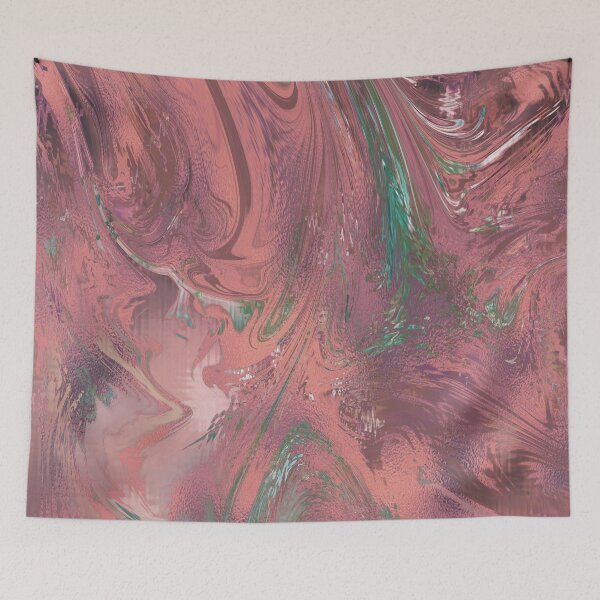 Item preview, Liquid Texture Art in Rose Gold  designed and sold by WisdomInspired.
