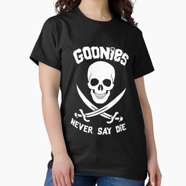 Vista previa del artículo con la obra «Los goonies nunca dicen morir», diseñado y vendido por Movie Cuties.