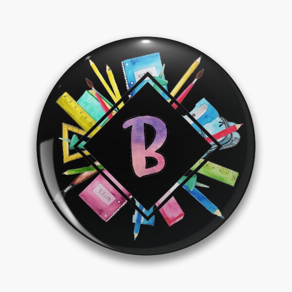 Item preview, Back To School Personalized Monogram Letter B designed and sold by MysticMagpie.