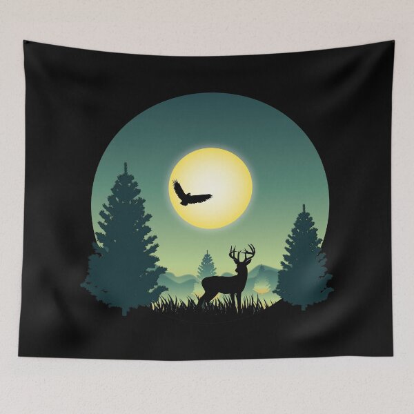 Item preview, Deer Meadow Peaceful designed and sold by Warrior Veteran Clothing.
