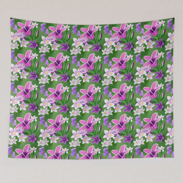 Item preview, Tinkerbell flower pattern designed and sold by HayesAtHome.