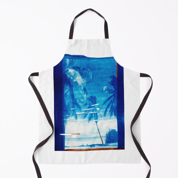 Item preview, Beach blue cyanotype artwork designed and sold by Milicatart.