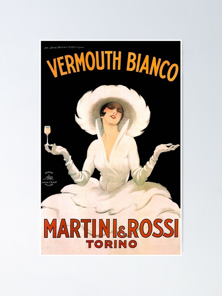 Vermouth Bianco Martini Torino" Poster by | Redbubble