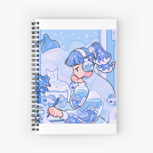lofi hiphiop Spiral Notebook