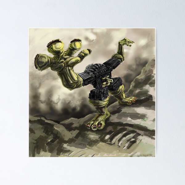 Robotic Monster Poster