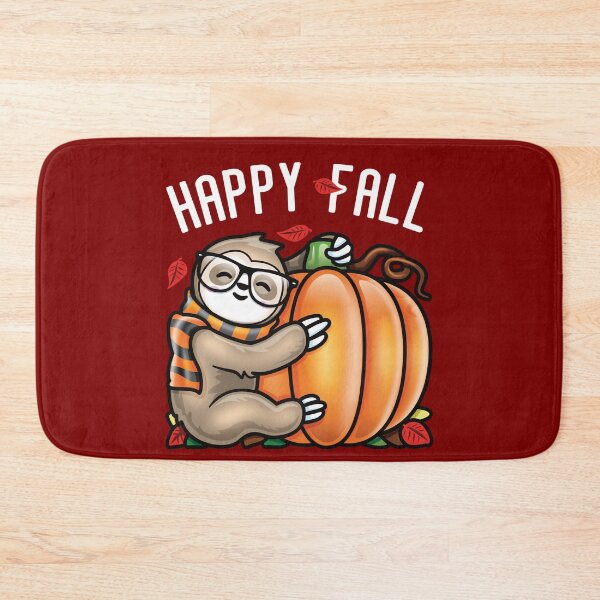 Item preview, Happy Fall Sloth and Pumpkin designed and sold by pablomendoza.