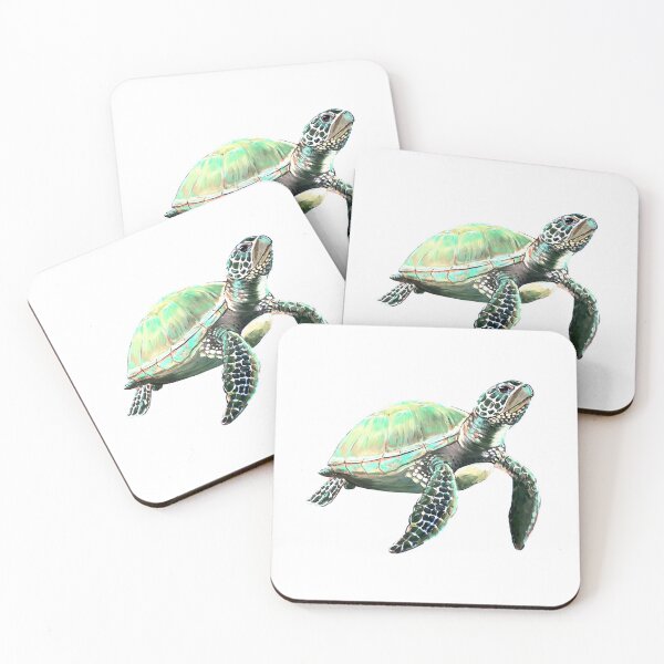 Item preview, sea turtle designed and sold by artonanisland.